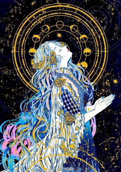 韩国插画师 libet_hs 绮丽的少女插画设计作品