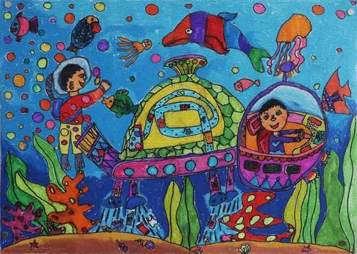 2017年北京市学生海洋绘画大赛 - 美篇