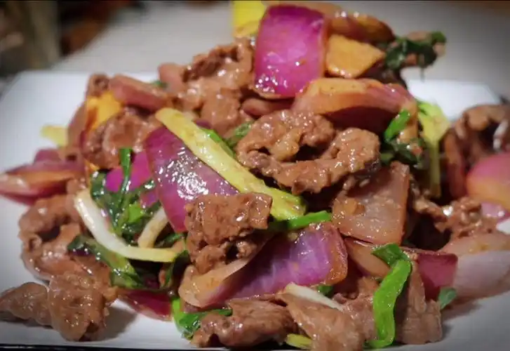 姜葱炒牛肉