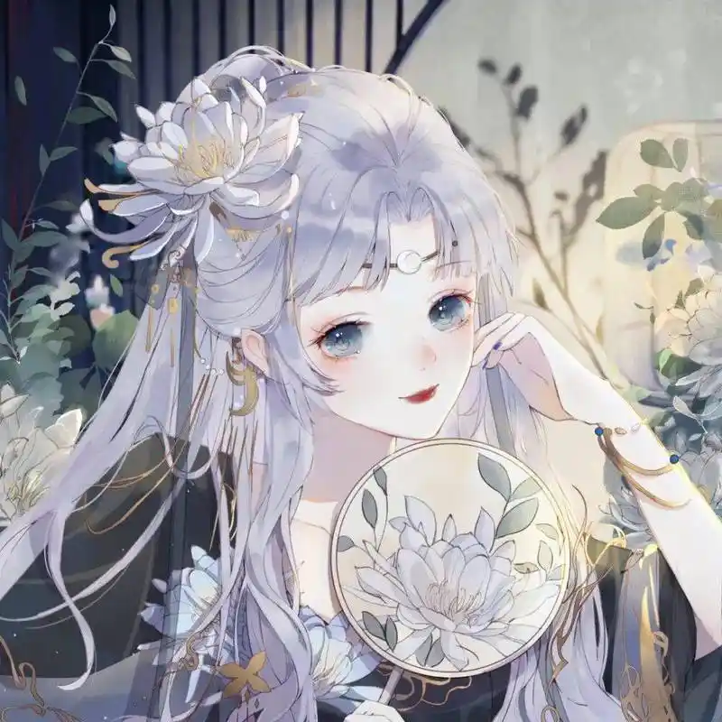 动漫女生头像:精美绝伦的古风女生头像_初恋_过往_花也