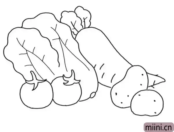 蔬菜简笔画