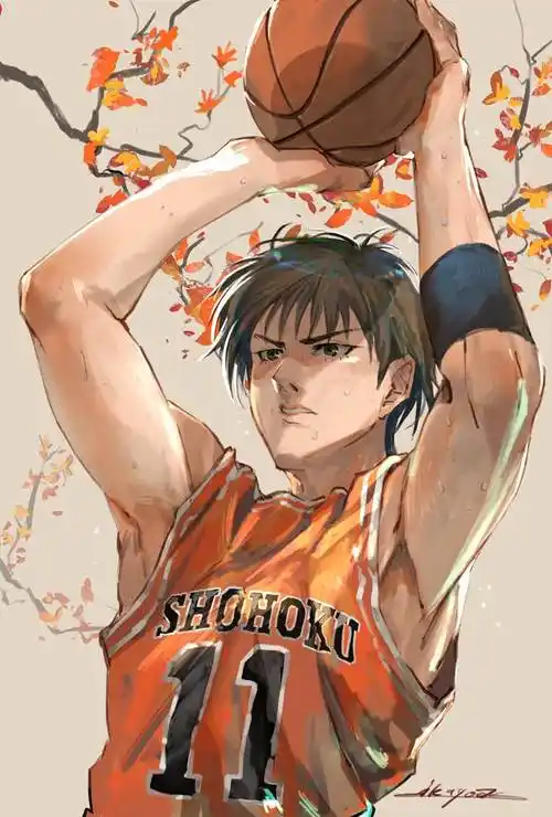 不老男神流川枫pixiv插画图片