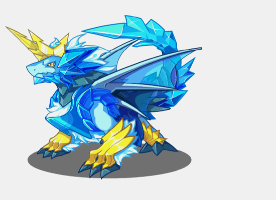 洛克王国冰龙王动态图