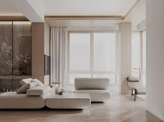 140㎡中性色系公寓设计 体验舒适自然生活