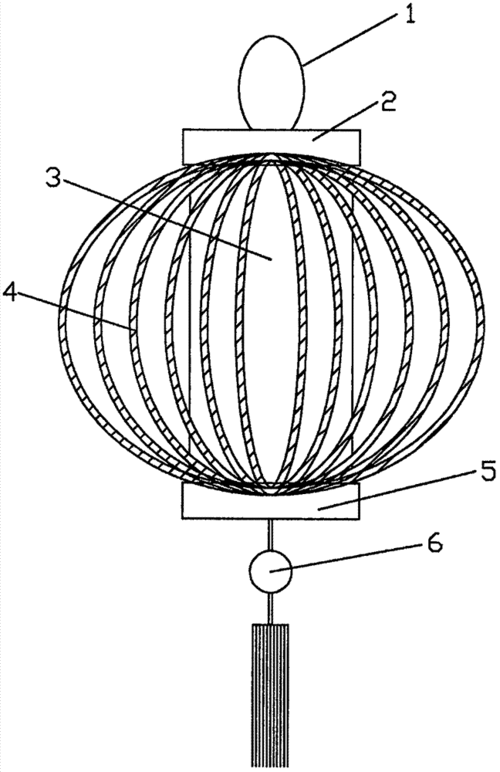 一种可变化造型的灯笼制造技术