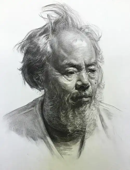 素描头像|纯艺术|绘画|雅芬yf_原创作品-站酷zcool