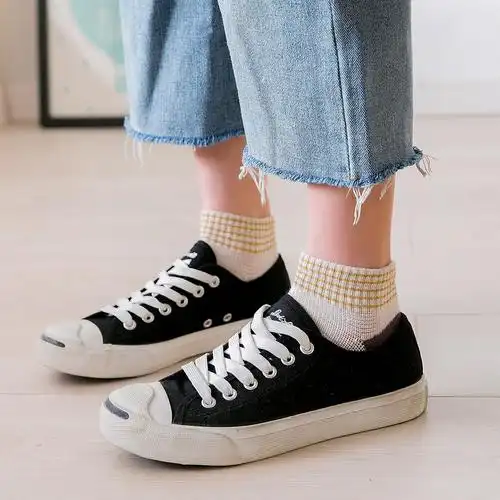 女袜子纯棉短筒学院风低帮春夏季薄款透气可爱日系袜子女短袜浅口