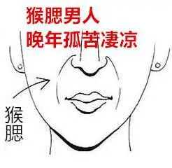 精准,晚年运势特不好的尖嘴猴腮面相