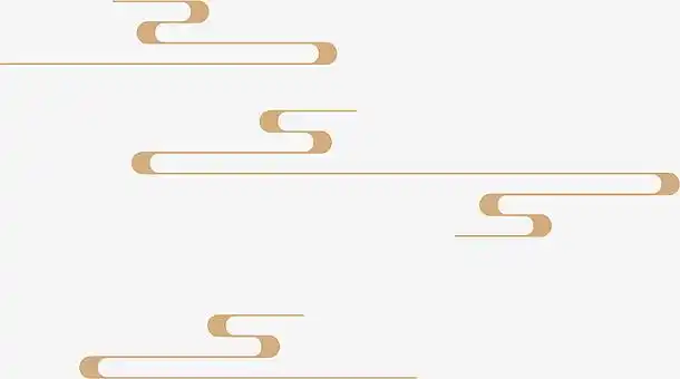 祥云中式云纹复古古典装饰线条