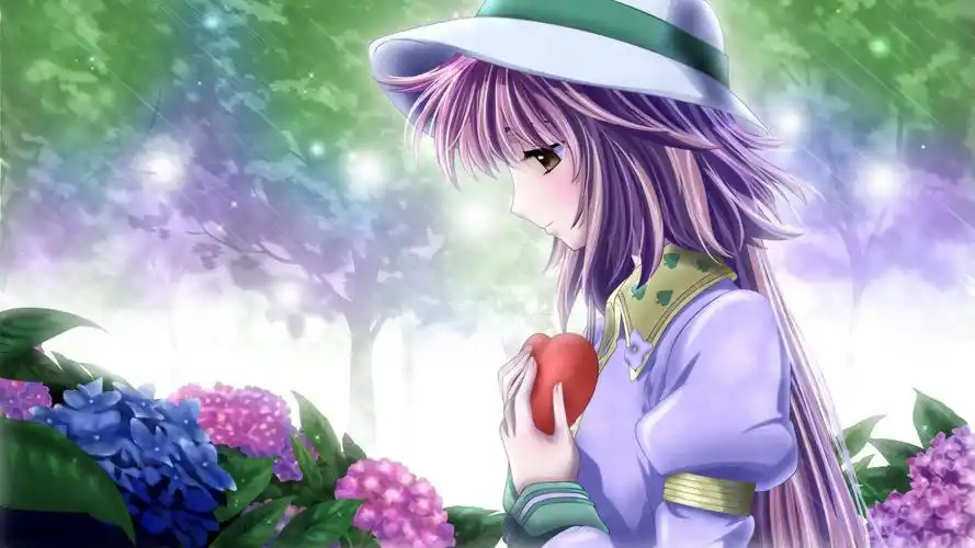 唯美意境二次元美女桌面壁纸