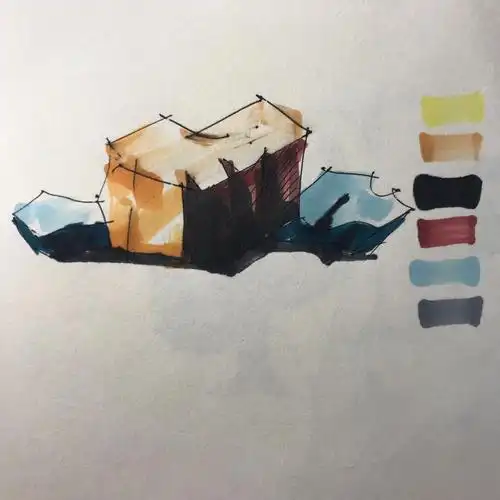 石头马克笔绘画技巧