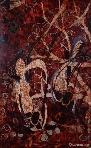 《步履》_漆画作品_苏国伟作品展_苏国伟在线作品_苏国伟官方网站