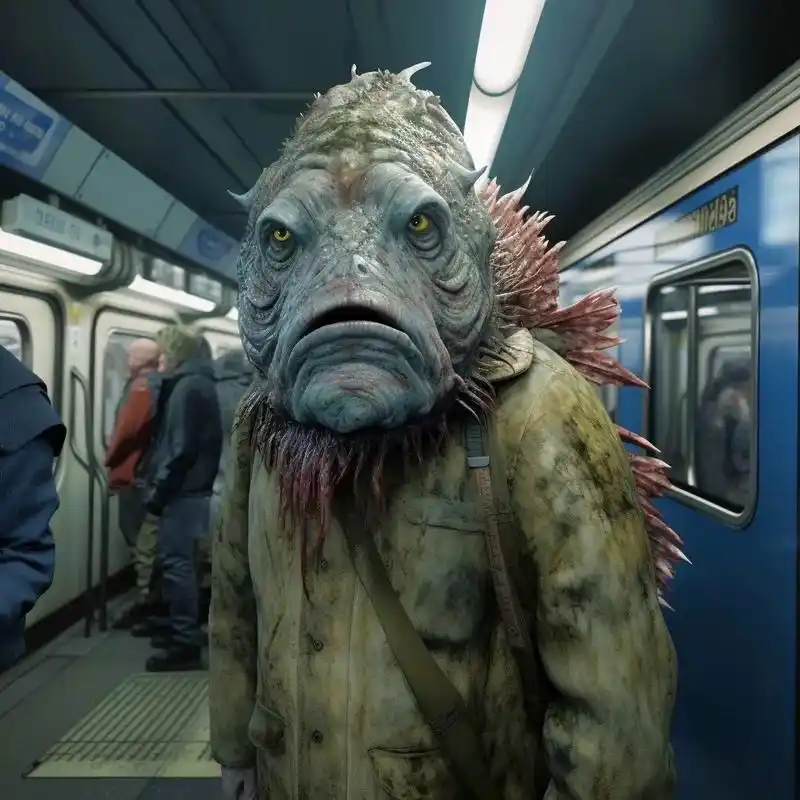 辐射变异鱼,乔装成人类模样「8」.日本福岛核泄漏后,大量核污 - 抖音