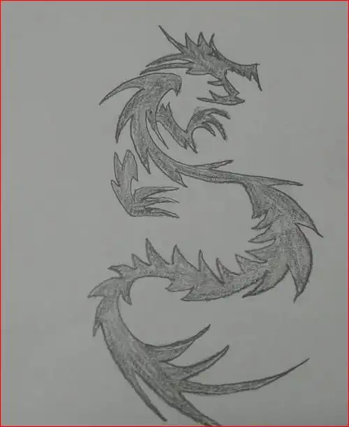 中国龙怎么画帅气