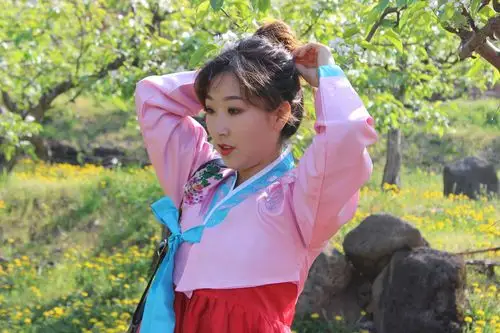 梨园朝鲜族彩衣女人们