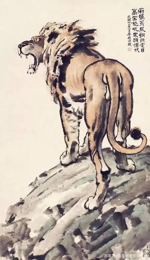 徐悲鸿画的狮子,又瘦又矬但价值6000万,总感觉哪里不对劲