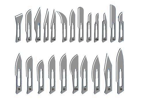 外科医生的痛比口红色号还难记的恐怕就是手术刀的型号了吧