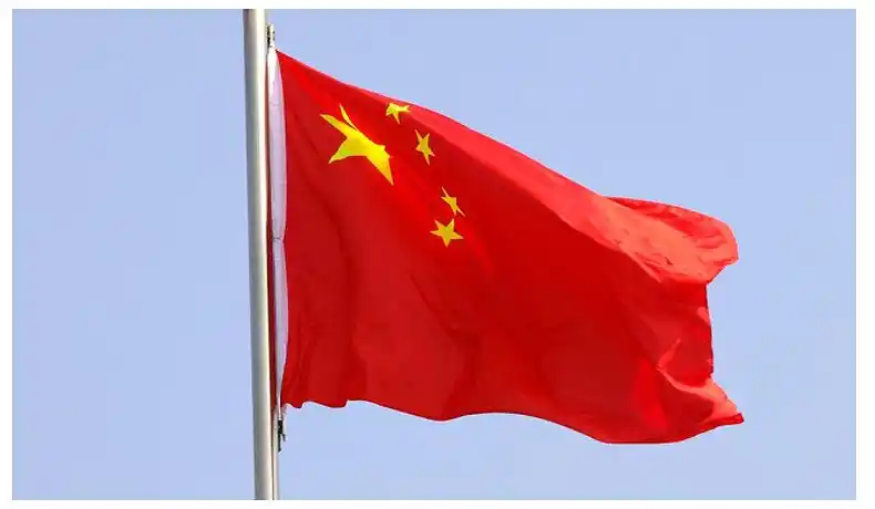 批发定做涤纶丝印旗帜 各国大型落地国旗印刷 中国国旗立地旗帜