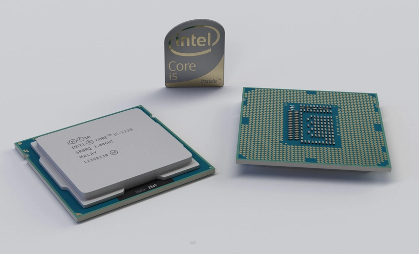 此次介绍的为一款英特尔酷睿i5处理器模型,c4d文件格式,模型整体效果