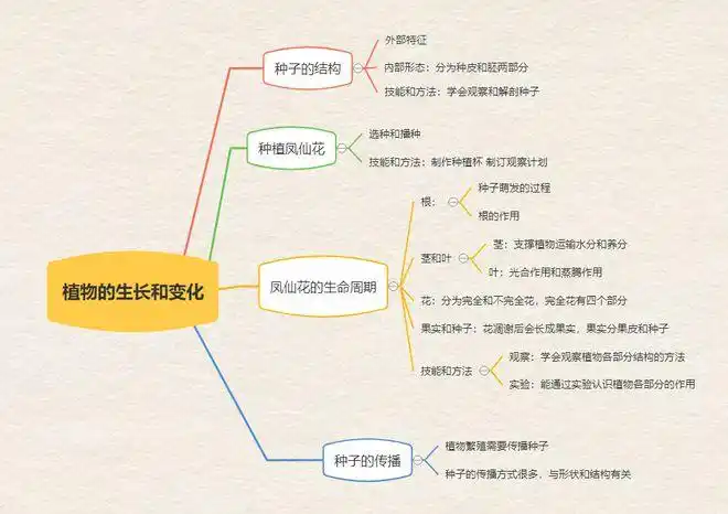教科版小学科学16年级下册思维导图考试前思路更清晰