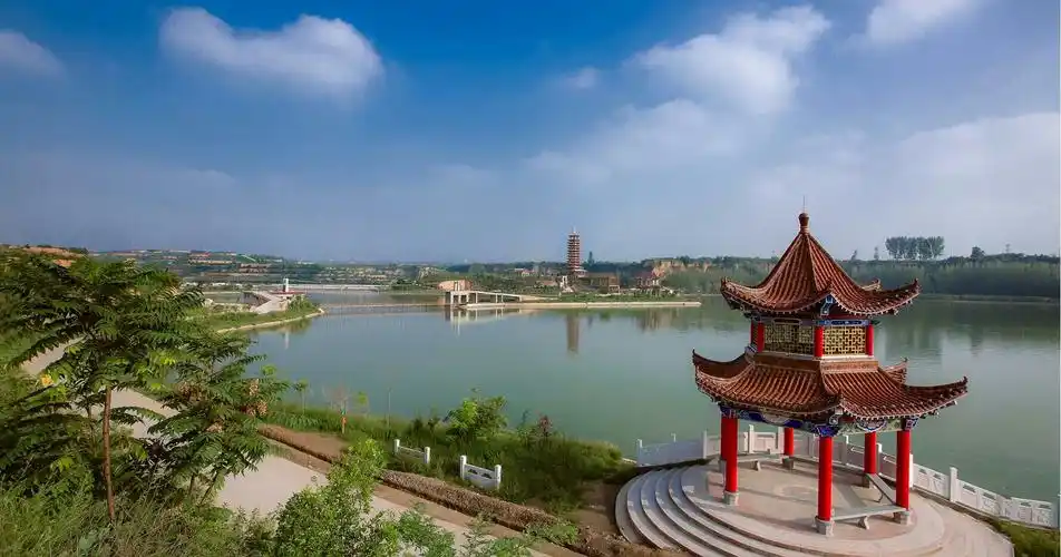 永乐湖 (大峪河) 写美篇         永乐湖地处陕西蒲城正东永丰镇,距