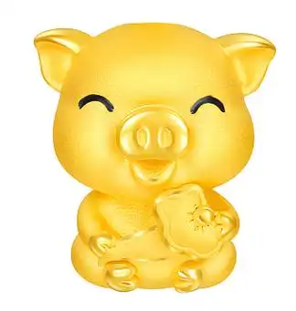 金猪招财素材-金猪招财图片元素-觅元素