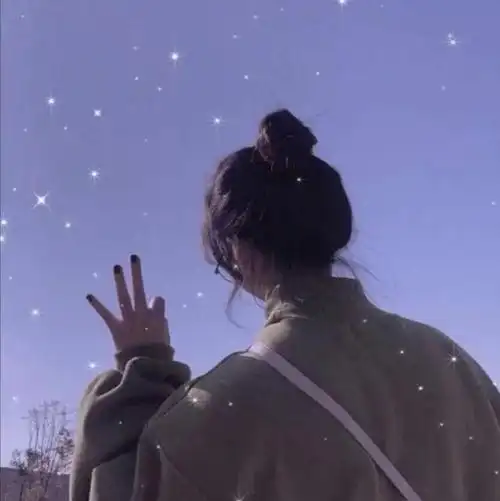 滤镜闪闪森系真人女生高清头像