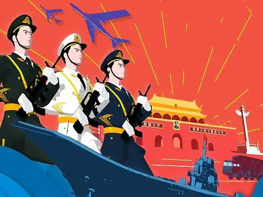 新中国成立70周年阅兵献礼动画