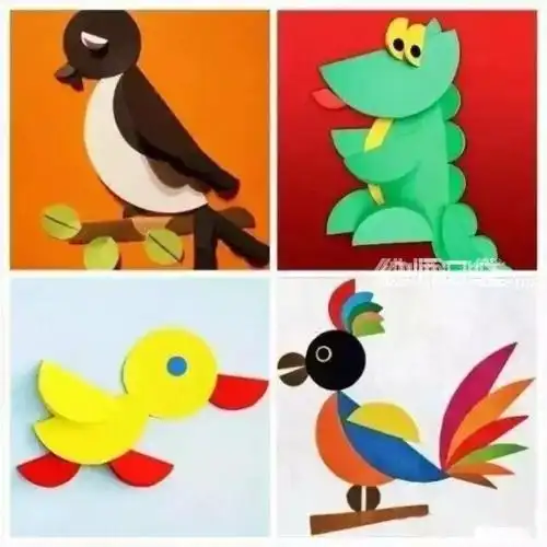 图形宝宝们变成了小动物.