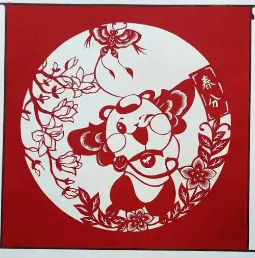 优秀剪纸作品赏析剪浪漫唯美的二十四节气喜迎中国年