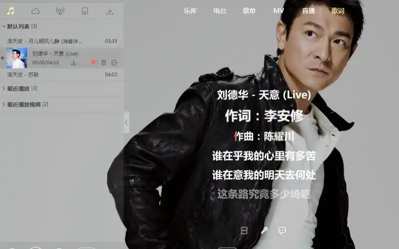 刘德华 - 天意 (live)