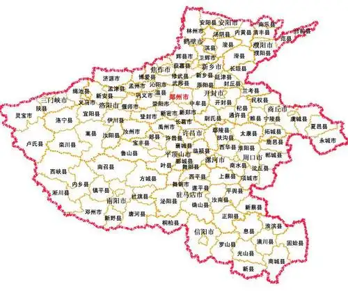 中国地图全图各省 河南地图 郑州地图 > 河南区划地图高清版下载 上一