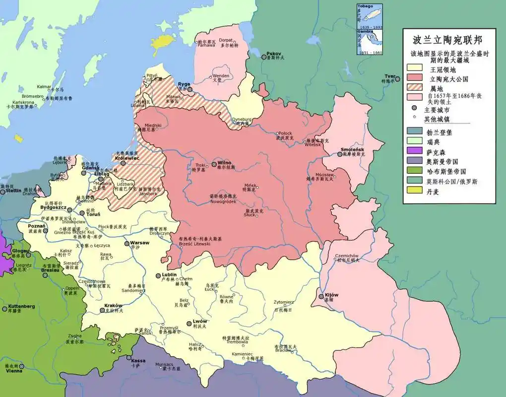 原创处四战之地的波兰历史上四次被邻国瓜分