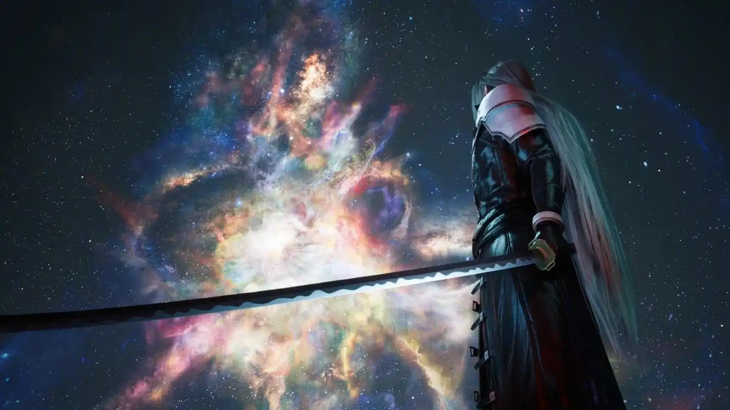 「最终幻想7 重制版」官推发布了七夕纪念壁纸97  祝愿大家的愿望都