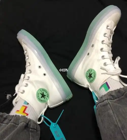 ootd白敬亭同款匡威果冻绿好看到01哭泣