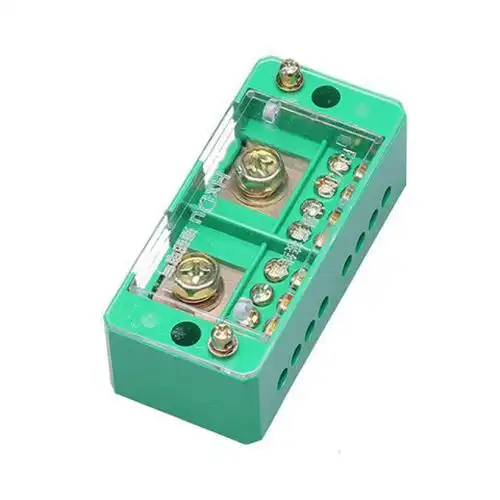 分线盒一进十二出铜接线盒单级家用火线零线分线器接线端子排二进四出