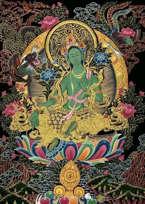 绿度母的神奇感应故事