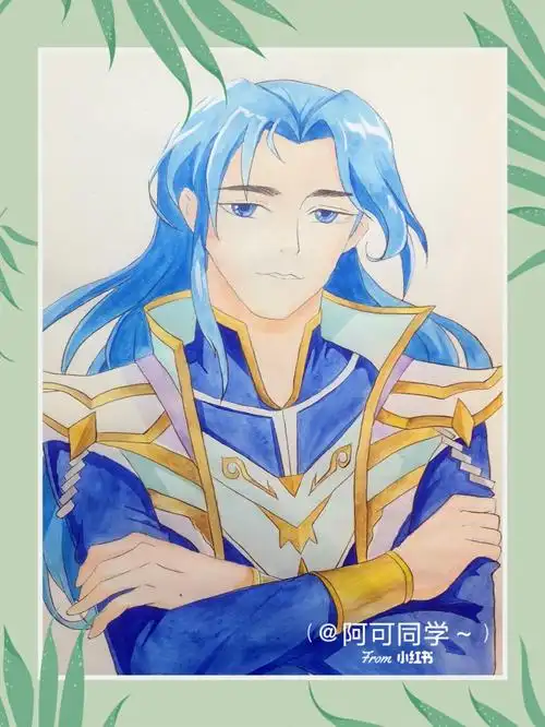 临摹斗罗大陆唐三