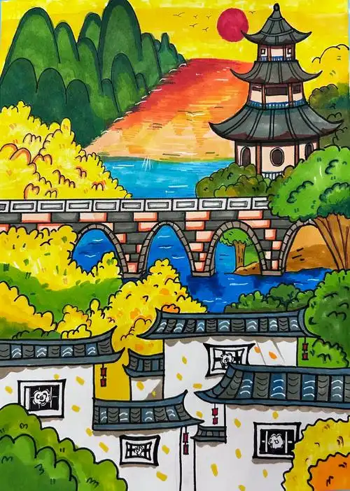 —"童心向党 礼赞祖国"优秀作品展示·绘画