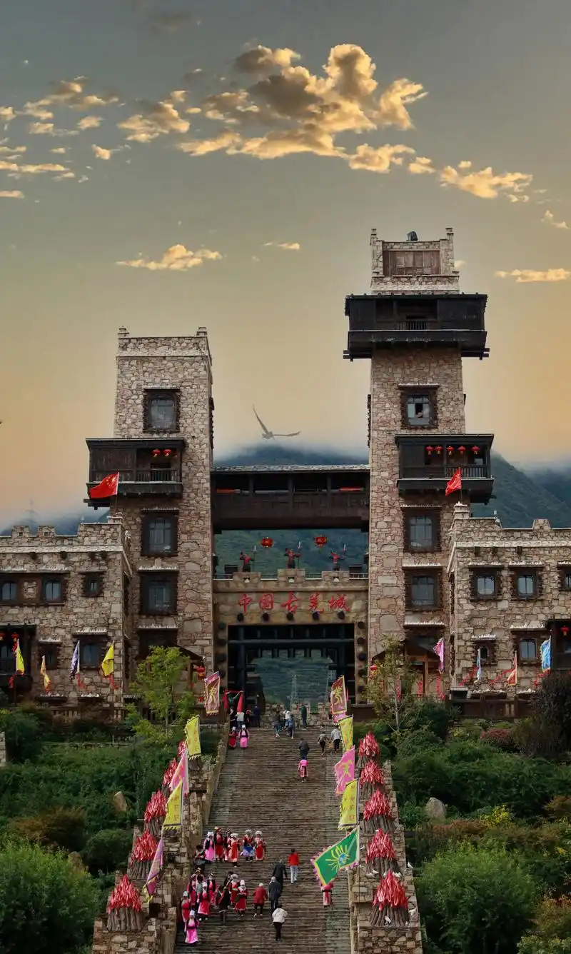 中国古羌城,四川阿坝州茂县风光. - 抖音