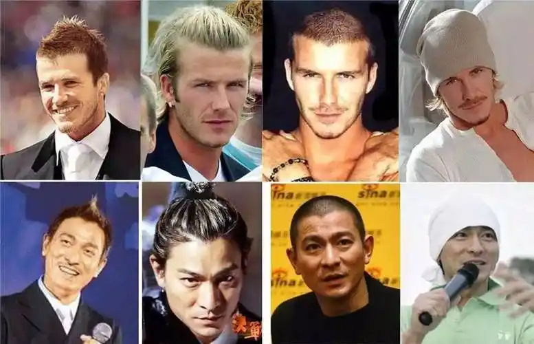 刘德华的粗暴模仿2003年3月欧洲锦标赛预选赛期间,贝克汉姆再次改变