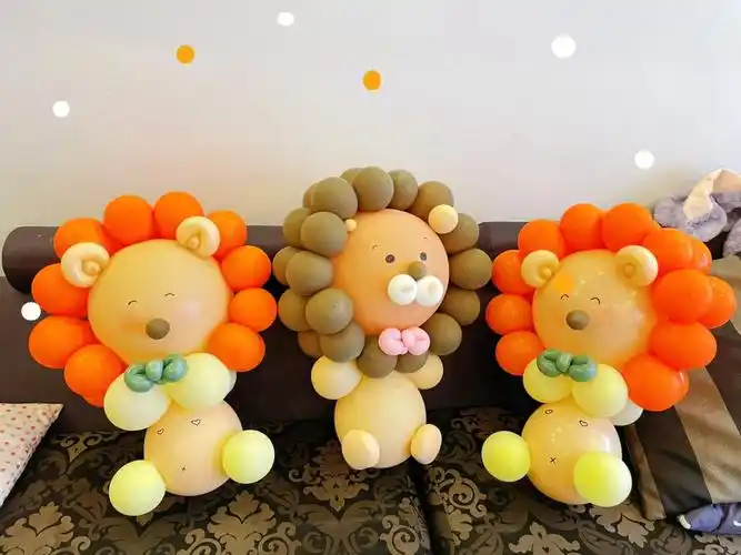 气球动物公仔小狮子