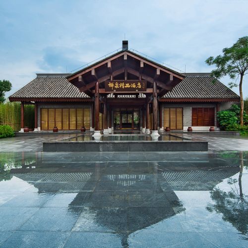 温泉云浮新兴禅泉度假酒店无限限次禅意禅修境内酒景套餐