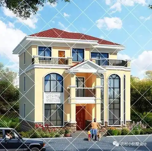 16栋带八角窗农村别墅设计,农村别墅自建房体验不一样的生活环境|楼房