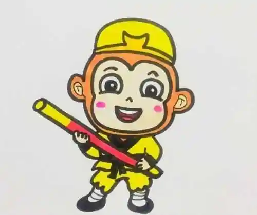 简单可爱孙悟空简笔画 齐天大圣简笔画儿童步骤教程