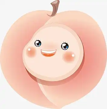 卡通创意水果可爱娃娃脸水蜜桃