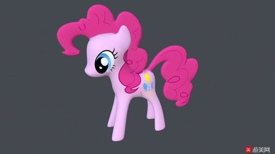 本模型所属分类为 "动物-哺乳类",作品主题为彩虹小马小马宝莉,素