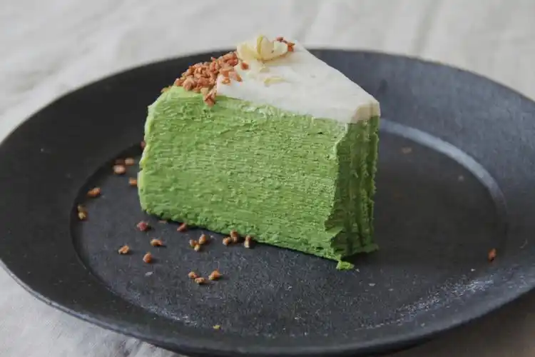 可邮寄入口即化过百层的五十铃抹茶千层