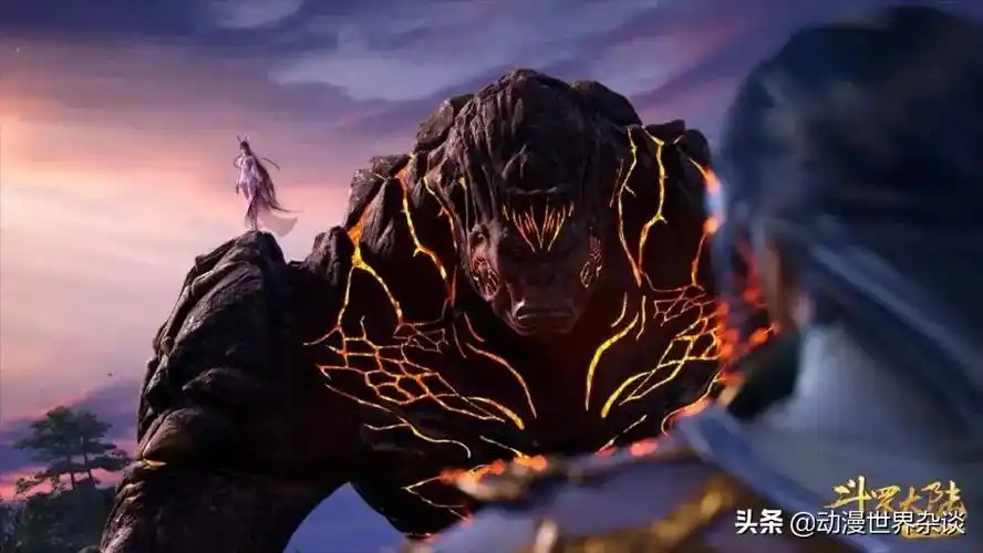 斗罗大陆动画官方放出情头泰坦巨猿出拳月关挨揍