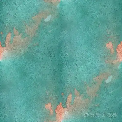 艺术无缝水彩花纹背景抽象肌理水纸粉红色绿色设计壁纸